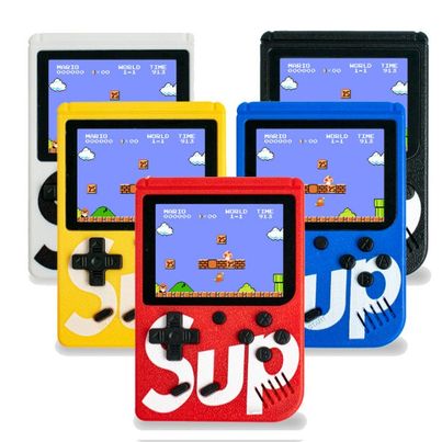 Fablue Rechargeable Pocket Video Game for Kids - 400 in 1 Retro Game Toy for Kids - Multicolor