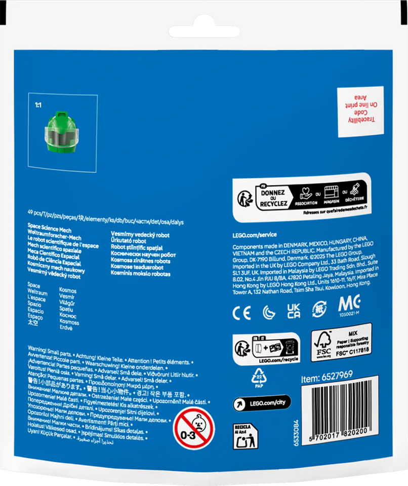 LEGO Kids 30694 Recruitment Bags Space Science Mech LEGO Kids 30694 Recruitment Bags Space Science Mech