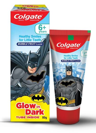 Colgate Toothpaste For Kids Glow In Dark Tube Inside