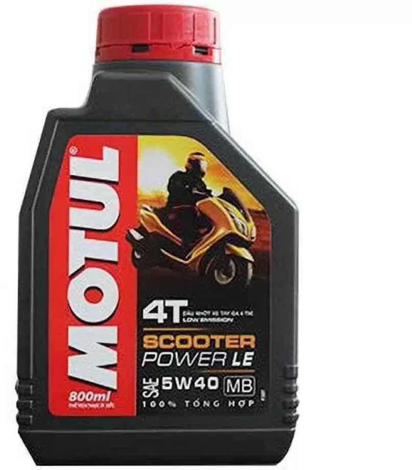 Motul Scooter Power LE 5W-40 100% Synthetic Engine Oil | 800 ml