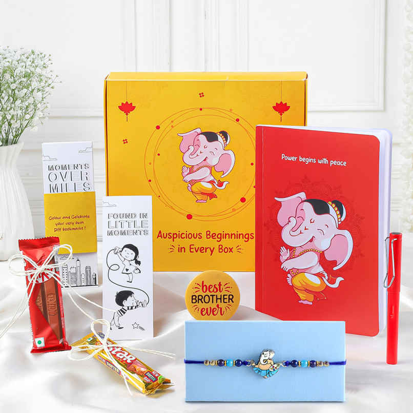 FNP Ganesha Rakhi Premium Gift Set