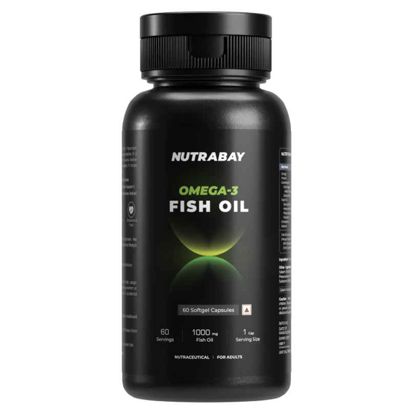 Nutrabay Wellness Omega 3 Fish Oil 1000Mg 60Capsules Nutrabay Wellness Omega 3 Fish Oil 1000Mg 60Capsules