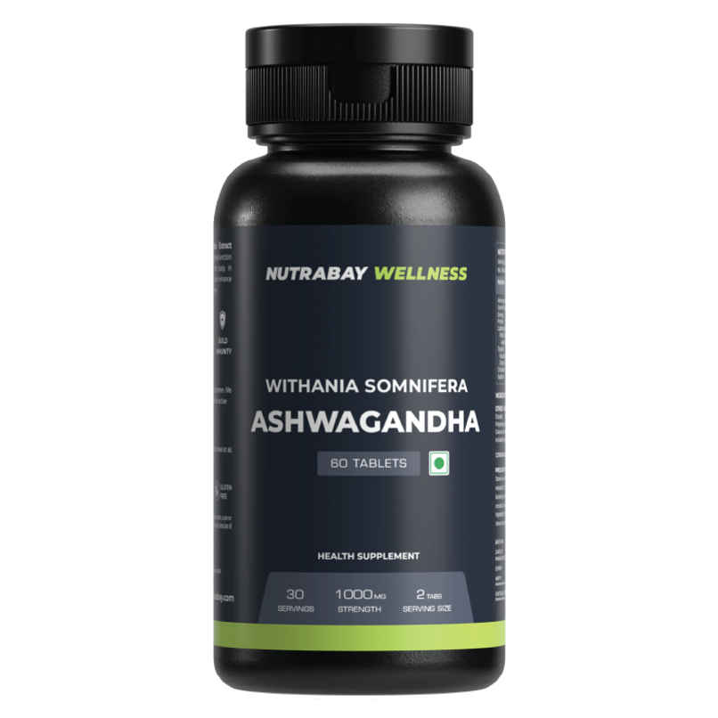Nutrabay Wellness Ashwagandha Extract 1000Mg 60 Tablets Nutrabay Wellness Ashwagandha Extract 1000Mg 60 Tablets