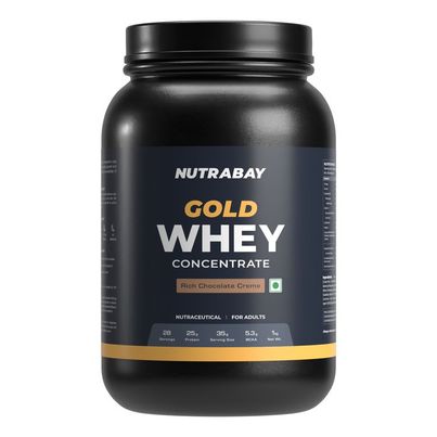 Nutrabay Gold Concentrate Whey Protein Rich Chocolate Creme Nutrabay Gold Concentrate Whey Protein Rich Chocolate Creme