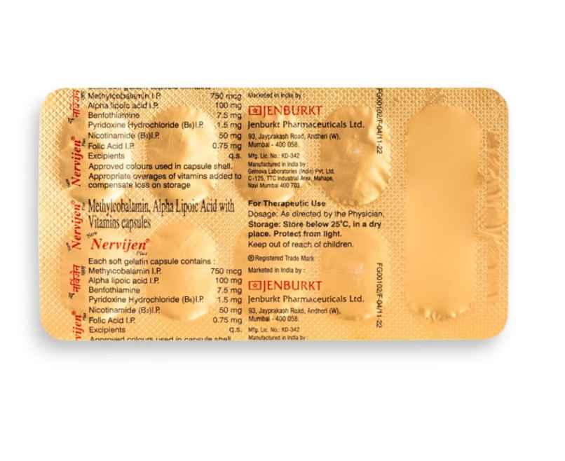 Nervijen Plus Soft Gelatin Capsule