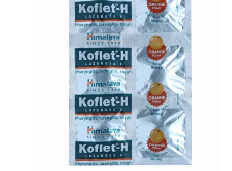 Himalaya Koflet H Cough Orange Lozenges
