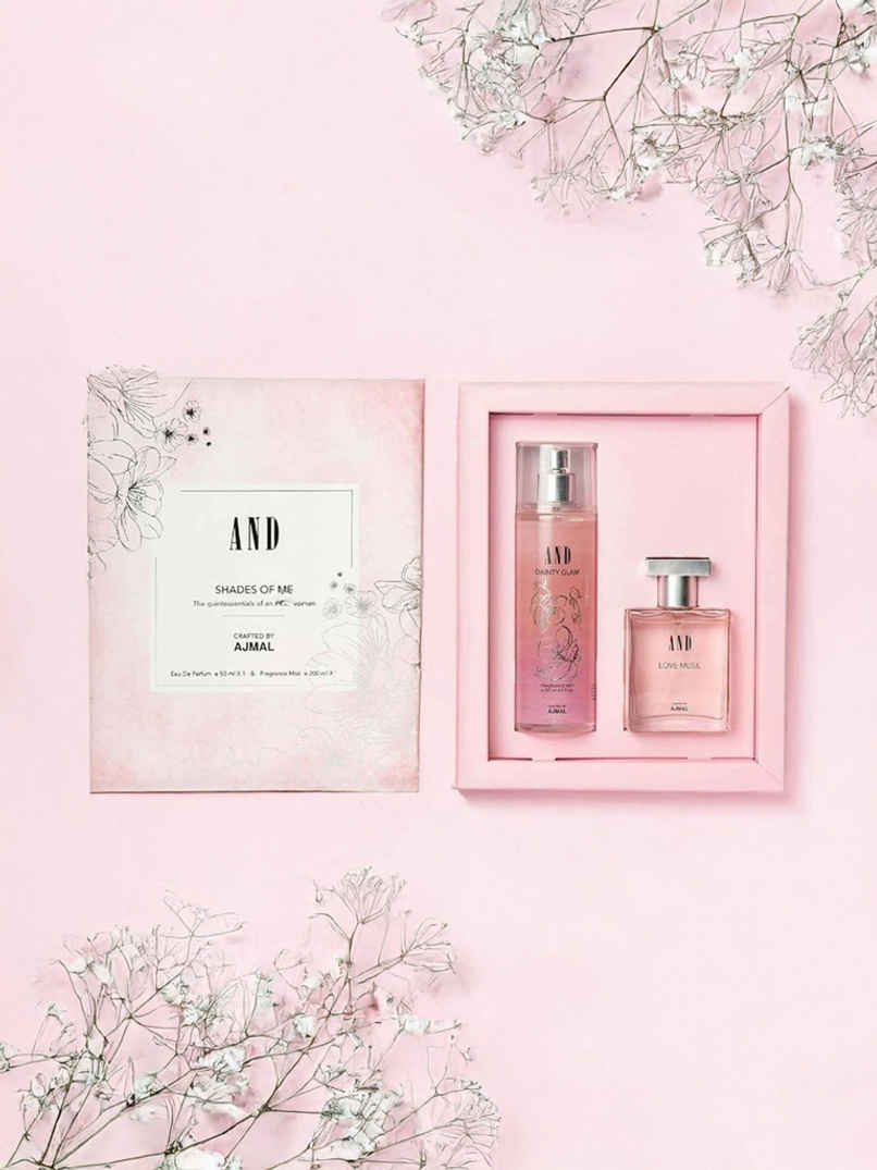 AND by Ajmal Love Muse Eau De Perfume & Dainty Glam Body Mist For Women | Gifting Essential