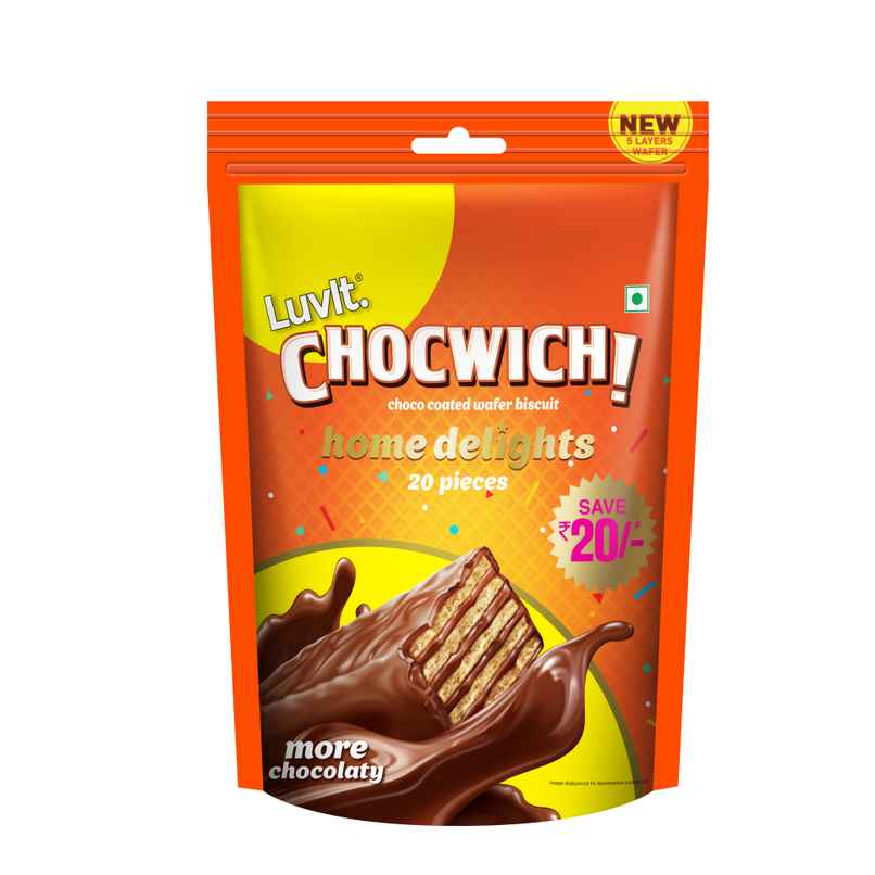 Luvit Chocwich Home Delights Chocolate Wafer Biscuits