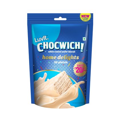 Luvit Chocwich White Home Delights Wafer Biscuits Luvit Chocwich White Home Delights Wafer Biscuits