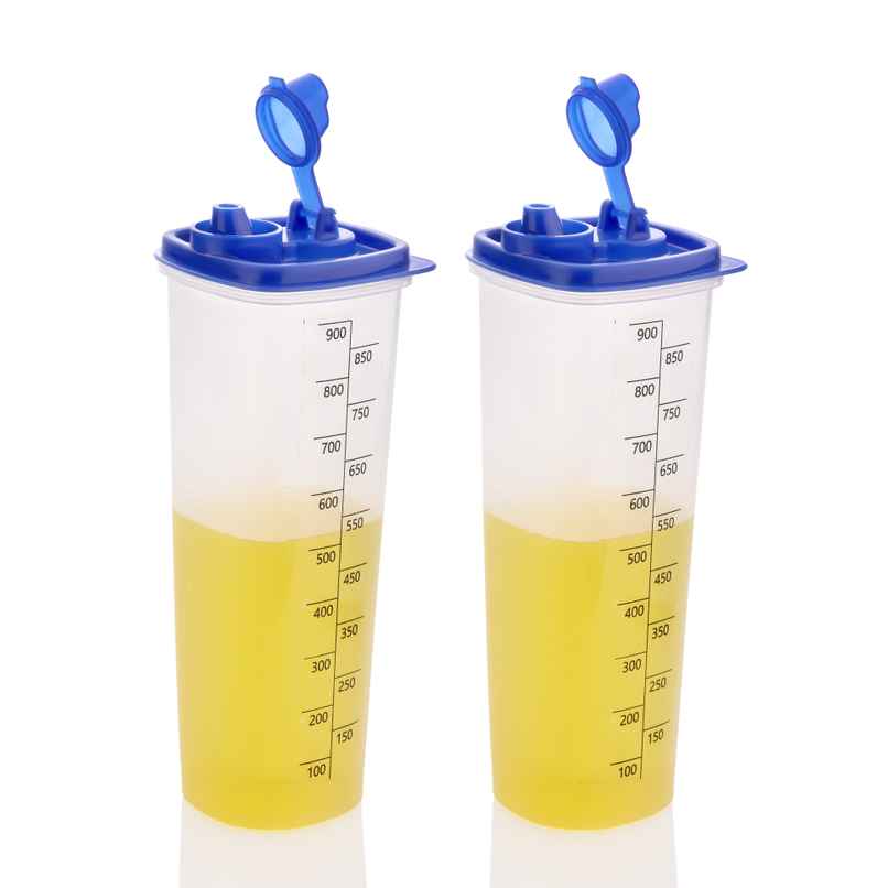 2Mech Plastic Cooking Oil Dispenser| 1000 ml | Set Of 2