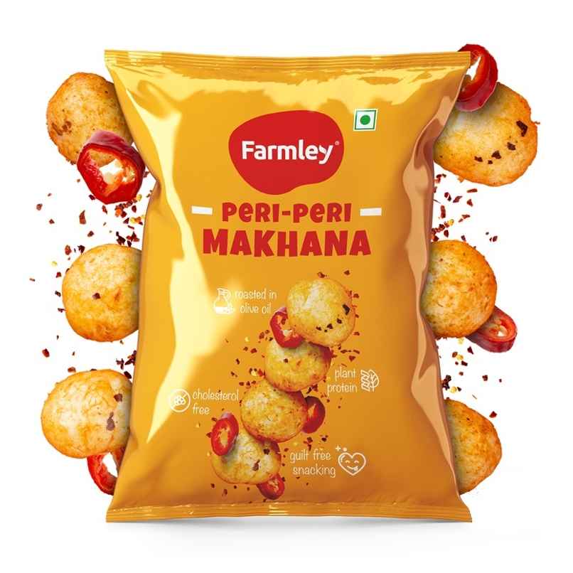 Farmley Peri Peri Makhana, Roasted In Olive Oil Farmley Peri Peri Makhana, Roasted In Olive Oil