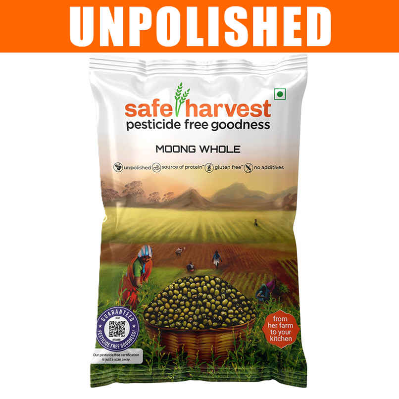 Safe Harvest Pesticide-Free Goodness Mung Whole | Vegan | Gluten Free