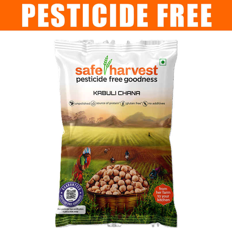 Safe Harvest Pesticide-Free Kabuli Chana | Vegan | Gluten Free Safe Harvest Pesticide-Free Kabuli Chana | Vegan | Gluten Free
