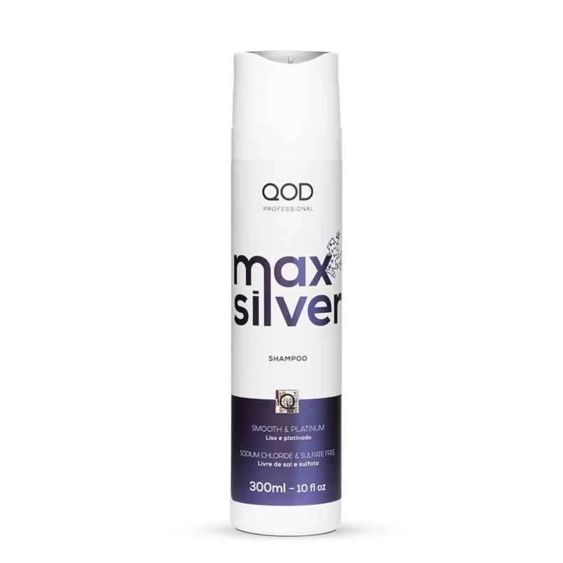 Qod Professional Max Silver Shampoo Sulphate Free Sodium Chloride Free