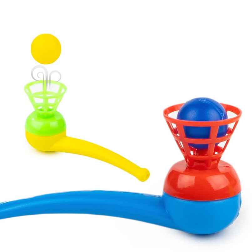 Fablue Magic Blow Pipe Toy - Set Of 2 Magic Blowing Ball Toy - Party Game For Kids And Adults