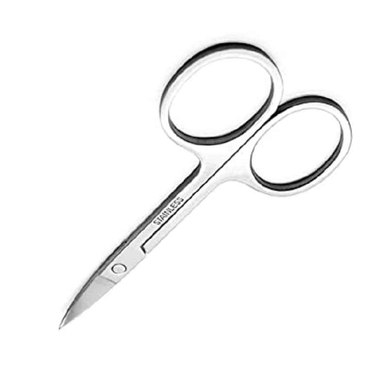 Bronson Professional Pointed ScisBAUs for Eyebrow, Beard, and Nose Hair Trimming (Stainless Steel)