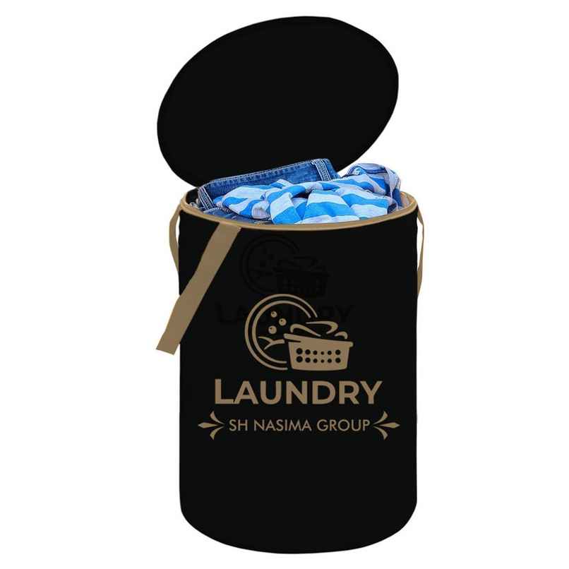 Capsicum Laundry Bag Nylon Black Beige Group - 45 Liter Capsicum Laundry Bag Nylon Black Beige Group - 45 Liter