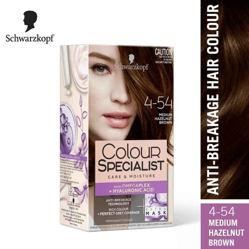 Schwarzkopf Colour Specialist Permanent Hair Colour 4-54 - Medium Hazelnut Brown Schwarzkopf Colour Specialist Permanent Hair Colour 4-54 - Medium Hazelnut Brown