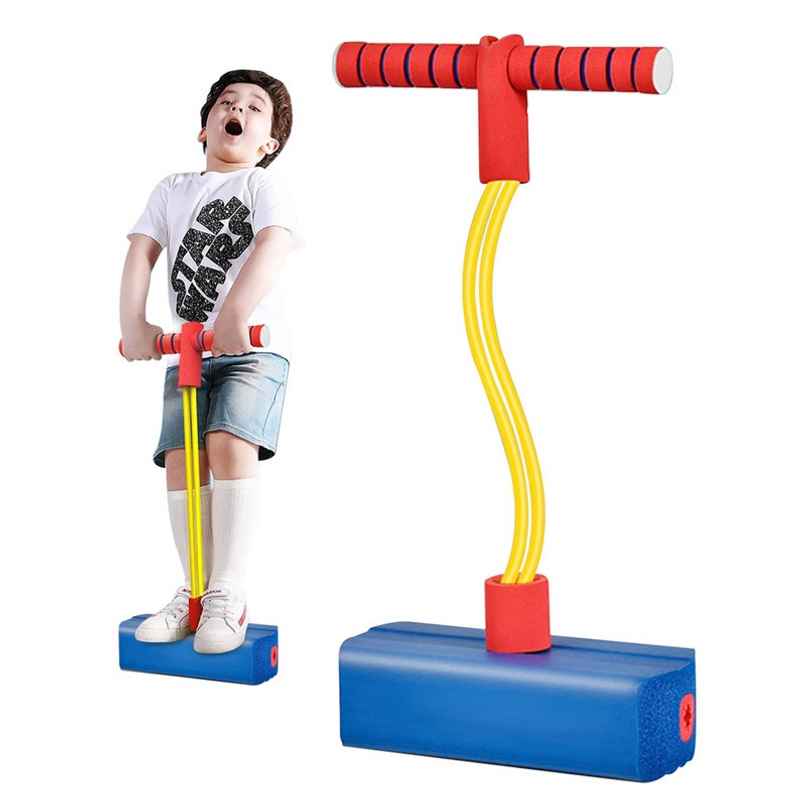 Fablue Foam Pogo Jumper for Boys and Girls - Fun Bouncing Stick Play Toy for Kids | Color May Vary