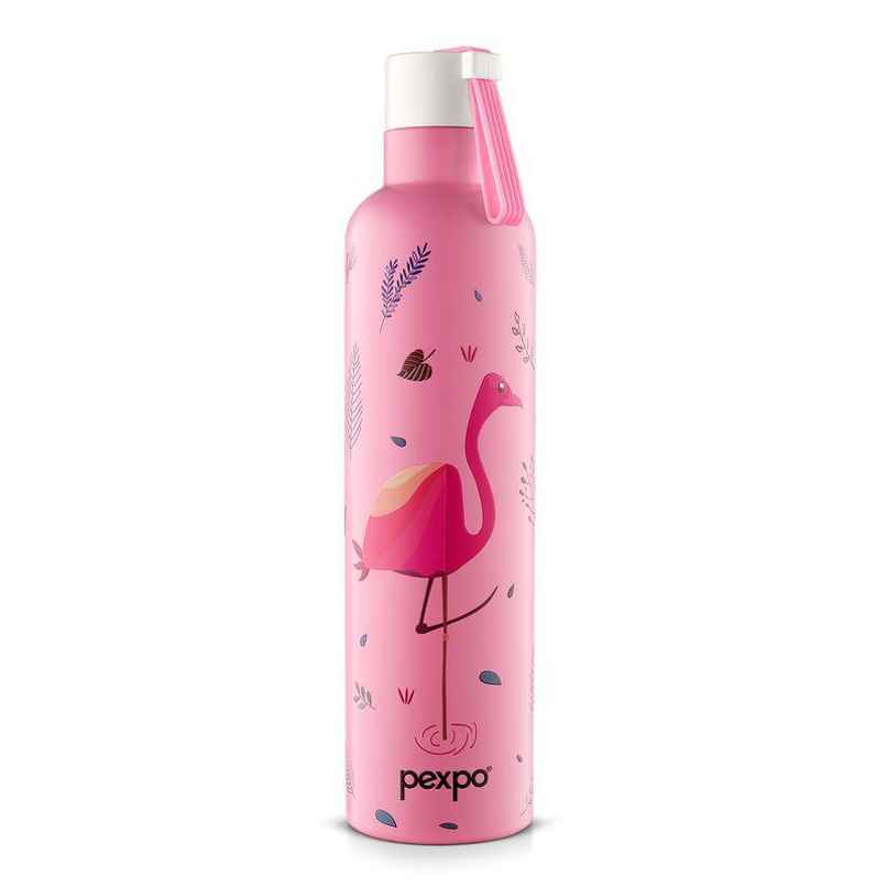 Pexpo 24 Hrs Hot & Cold Isi Certified Oslo With Printed Design Vacuum Insulated Bottle 750 ml Flask Pexpo 24 Hrs Hot & Cold Isi Certified Oslo With Printed Design Vacuum Insulated Bottle 750 ml Flask