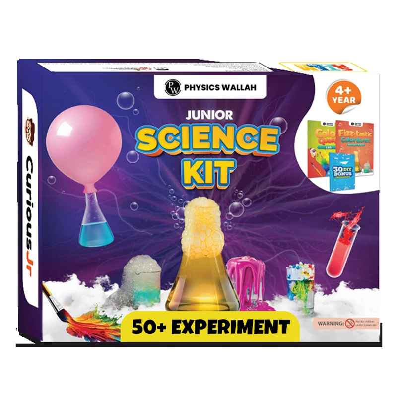 Physics Wallah Junior Science Kit for Kids | Age 4 | 14 Years | 50+ Color|Craft Tests And More