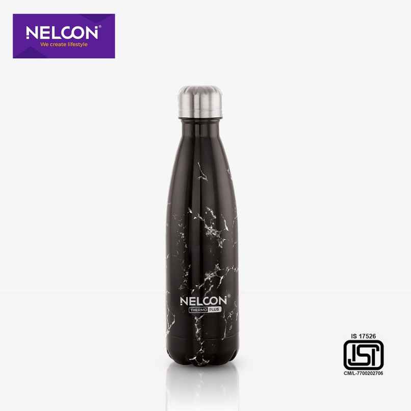 Nelcon Cola Bliss Thermoplus Vacuum Insulated Bottle | ISI Certified | School | College | 750 ml Nelcon Cola Bliss Thermoplus Vacuum Insulated Bottle | ISI Certified | School | College | 750 ml