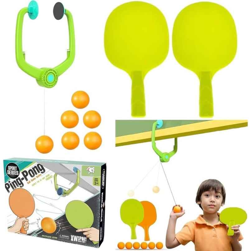 Fablue Hanging Table Tennis Toy for Kids - Portable Ping Pong Ball Indoor Game For Kids