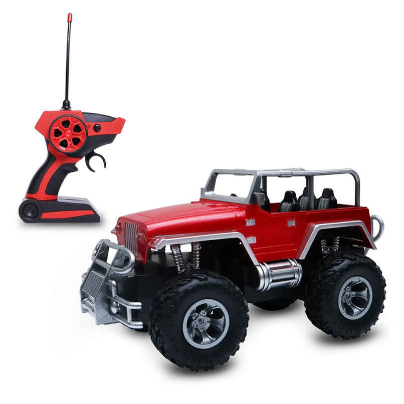 Fablue Xtreme Racer Off Roader Rechargeable Rc Car - 4X4 With Led Lights Rc Car Toy | Red Fablue Xtreme Racer Off Roader Rechargeable Rc Car - 4X4 With Led Lights Rc Car Toy | Red