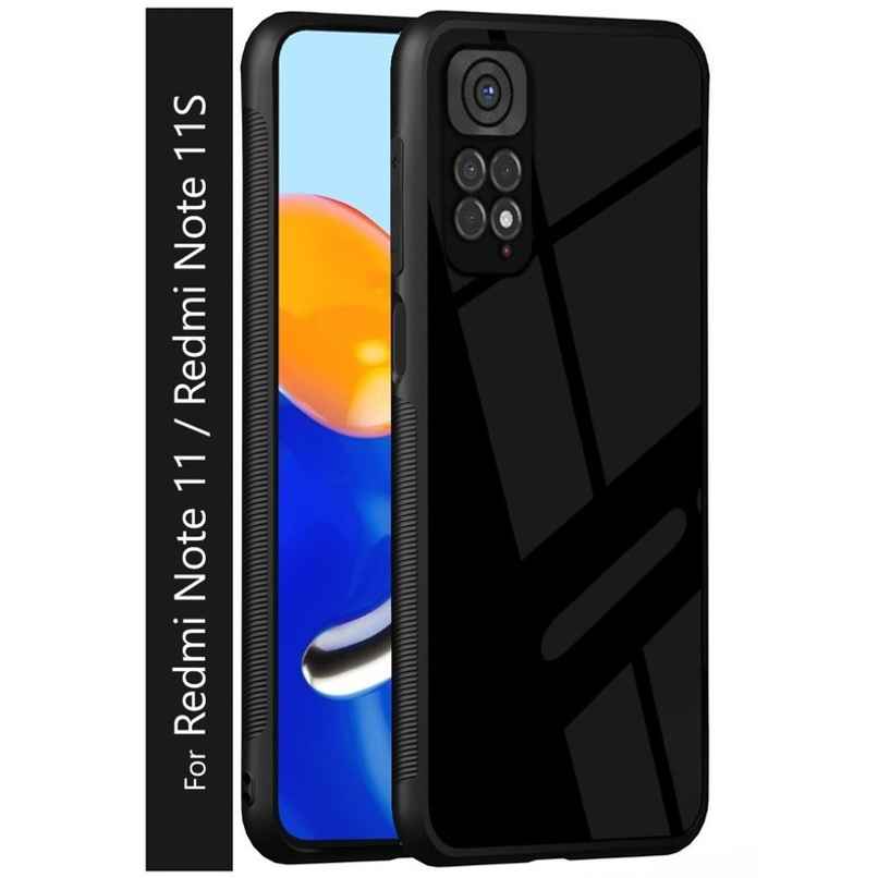Kwine Case Redmi Note 11 / Redmi Note 11S Back Cover - Glass Case