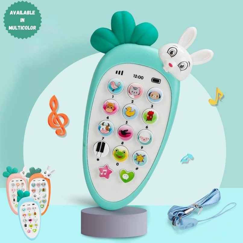Fablue Musical Cell Phone Toy for Kids | Animal Sounds & Number Learning Toy for Kids | Multicolor