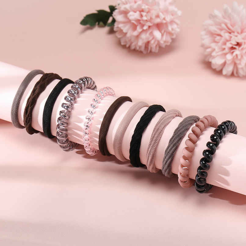 Jewels Galaxy Textured Hair Ties (Multicolour)