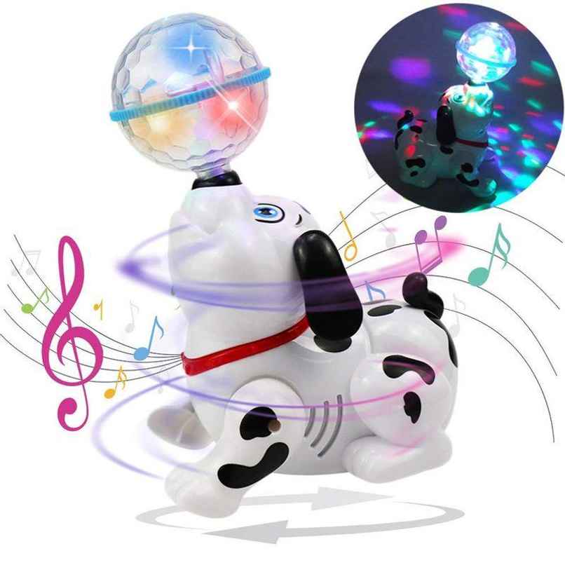 Toyshine Dancing Dog With Music Flashing Lights