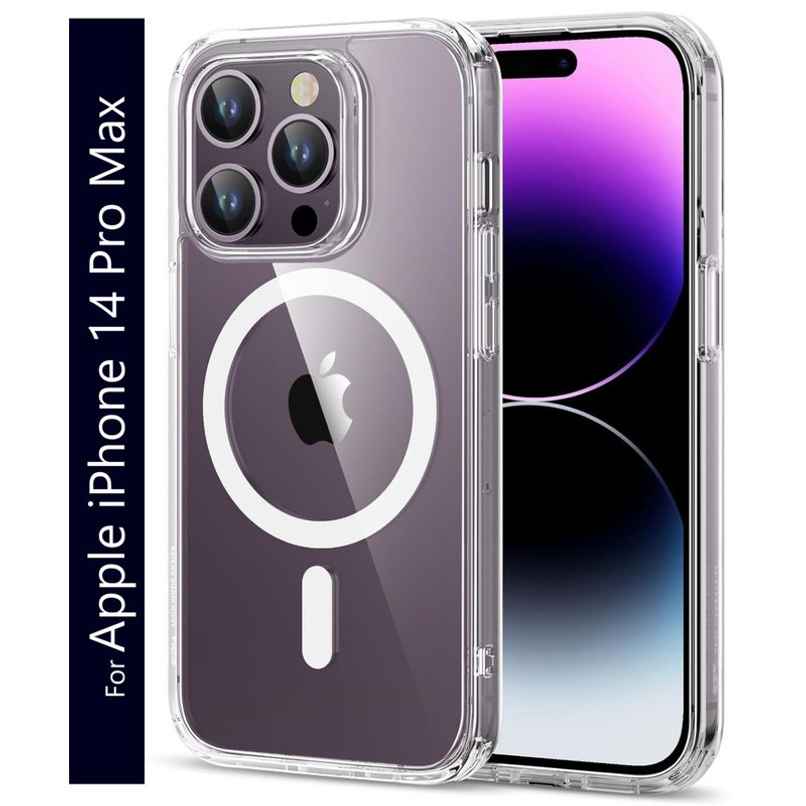 Kwine Case Apple iPhone 14 Pro Max Back Cover - Magsafe Case - Transparent