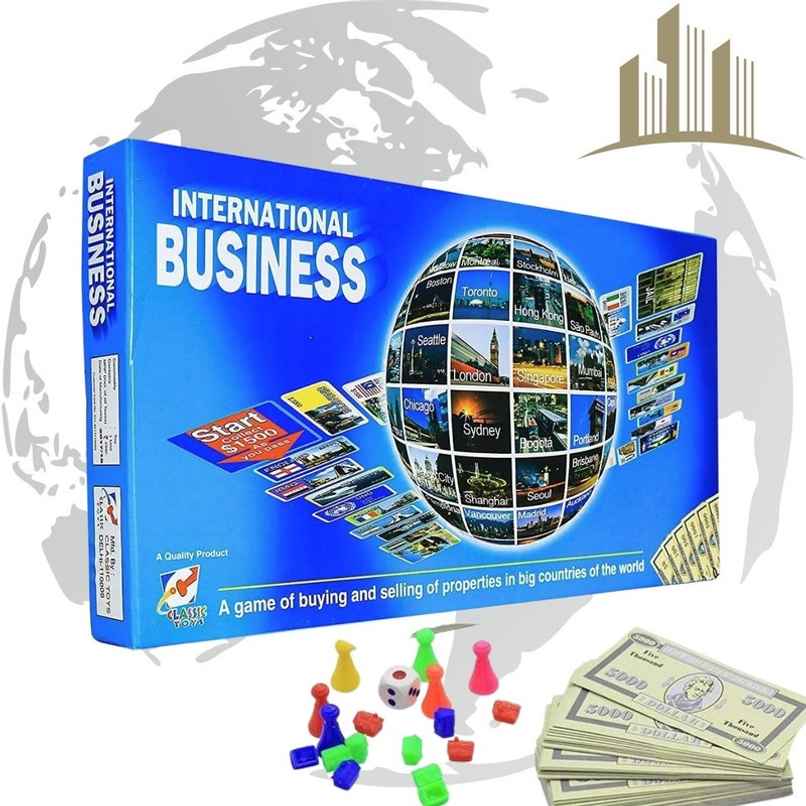 Fablue International Business Board Game - Learning and Educational Game for Kids and Adults