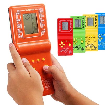 Fablue Handheld Portable Brick Game Toy for Kids - Video Game for Kids Multicolor