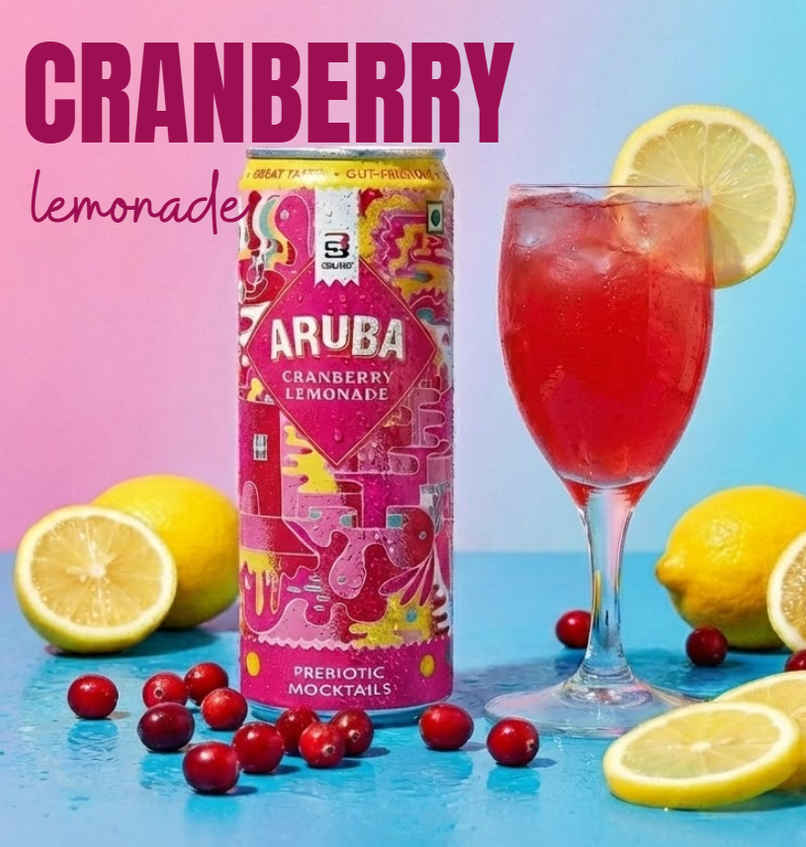 Aruba - Cranberry Lemonade Prebiotic Mocktail
