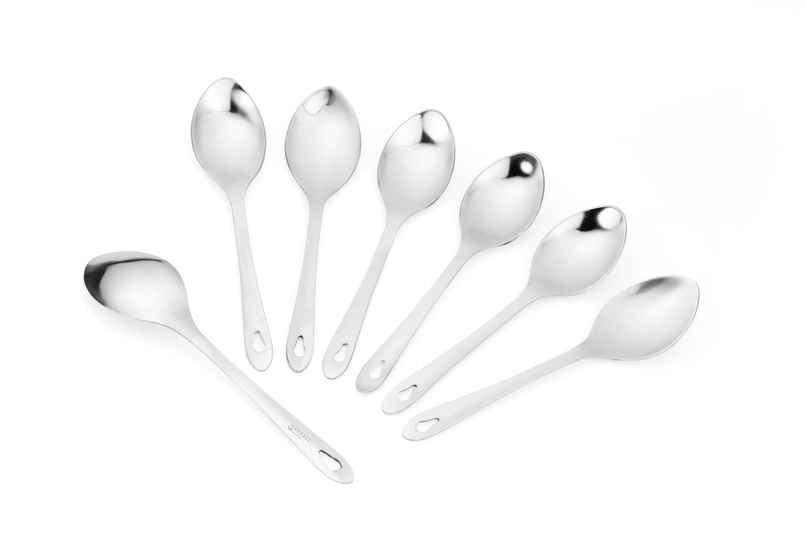Everest Stainless Steel Desert Big Regular Spoon | Set of 6 Pcs