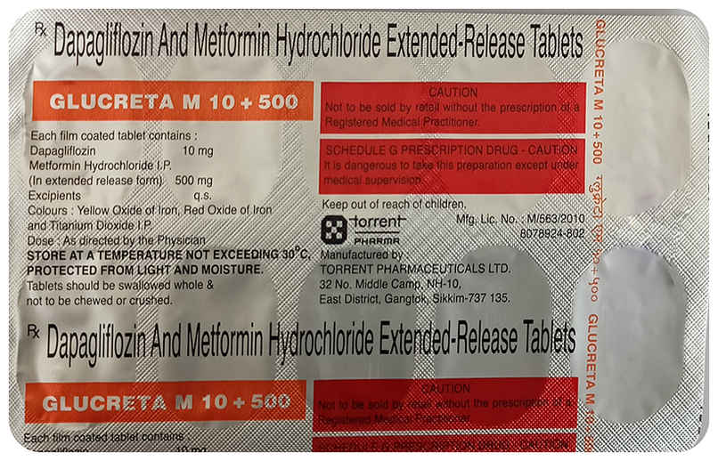 Glucreta M 10+500 Tablet ER