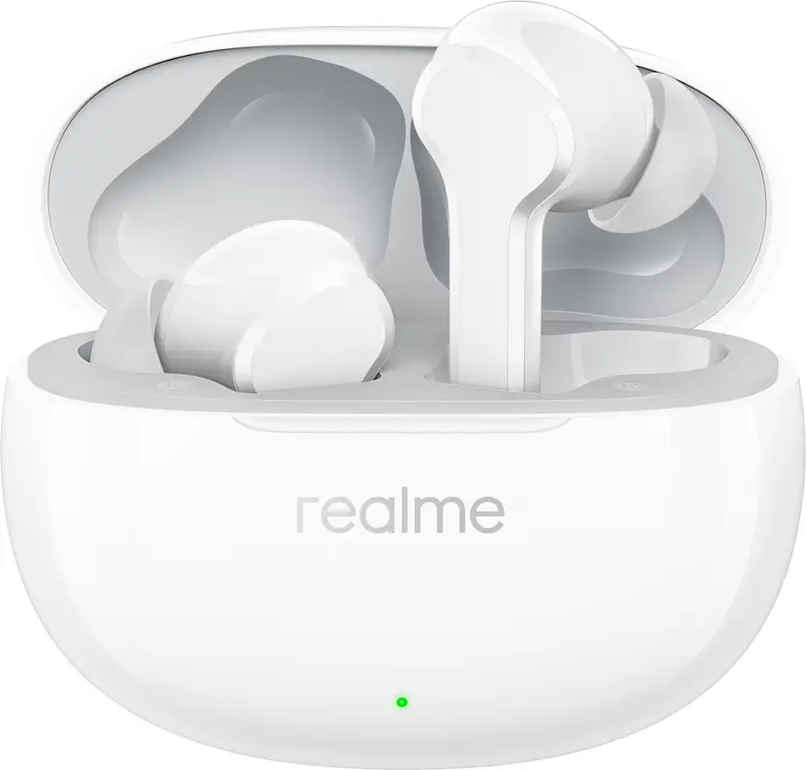 Realme Buds T110 With Ai Enc For Calls Fast Charging Bluetooth In Ear Earbuds ( White )