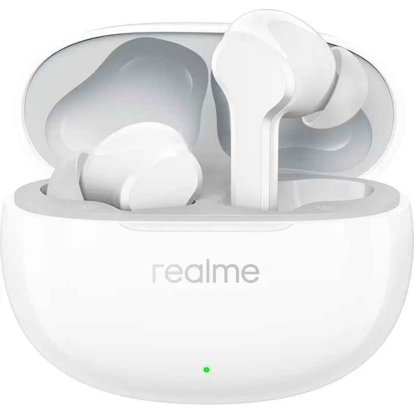 Realme Buds T110 With Ai Enc For Calls Fast Charging Bluetooth In Ear Earbuds ( White )