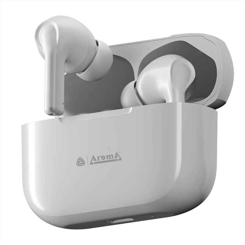 Aroma NB137 Dive - Upto 60 Hours Playback | TWS | Fast Charging | Dual Device Compatible | White