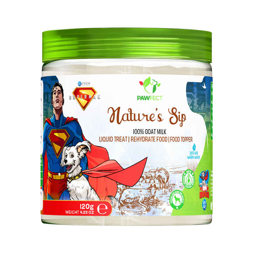 Pawfect Nature's Sip 100% Natural Goat Milk Powder for Dogs & Puppies