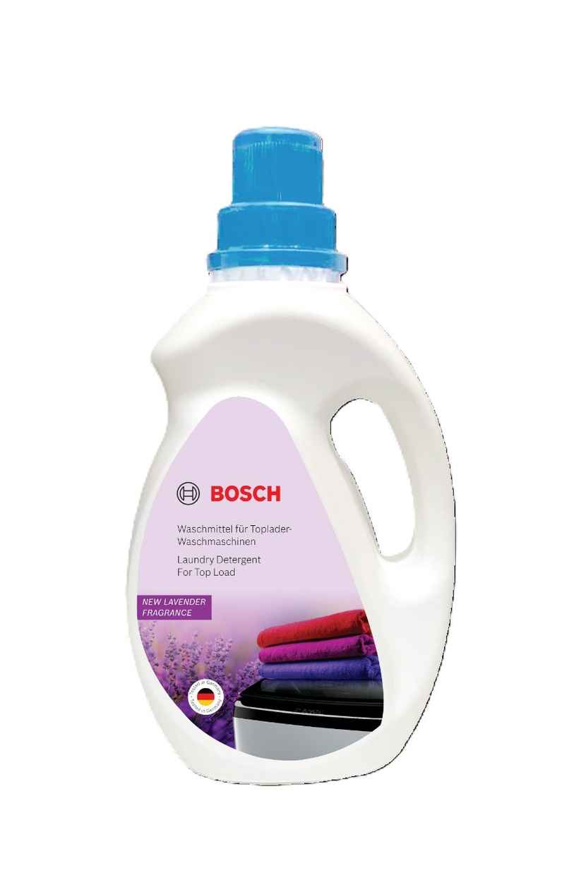 Bosch Lavender Fragrance Top Load Liquid Detergent Bottle