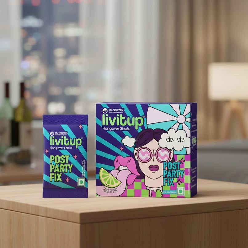 Dr. Vaidya's Livitup Post Party Fix | Helps Prevent Headache | Nausea & Acidity