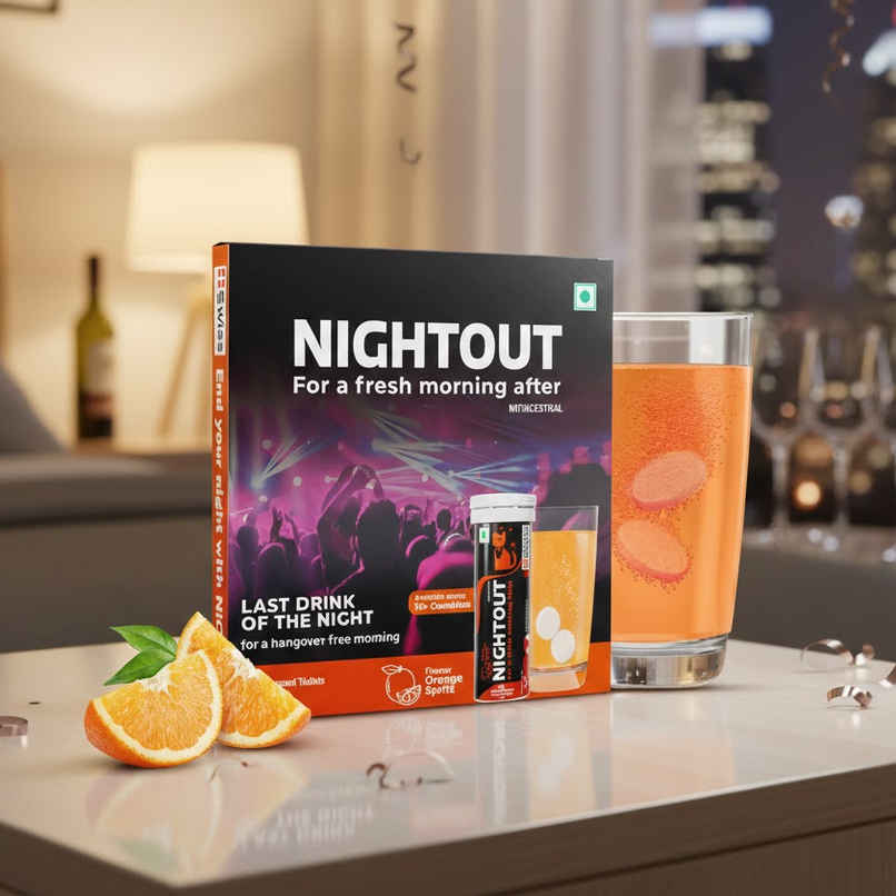 Fast&Up NightOut Hangover Solution| Orange Spritz Flavour