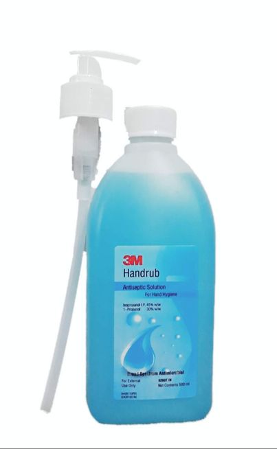 3M Avagard Chg Handrub Antiseptic Solution Blue