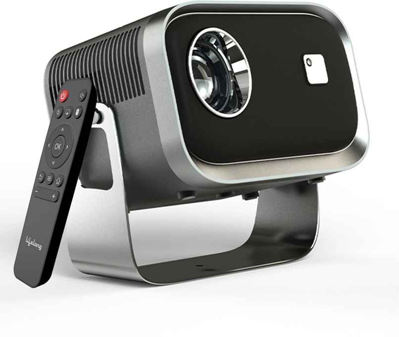 Lifelong Electronics Minipix Smart Projector | Native 720p HD with 4K Support | Android 9 with Built-in Netflix, Prime with Wi-Fi/BT, Mirroring | Super Bright 3500 Lumens | 100 Inch Display, Speakers