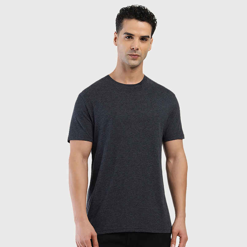 Levi's Men's Poly Cotton Round Neck T-shirt | Navy Blue - M