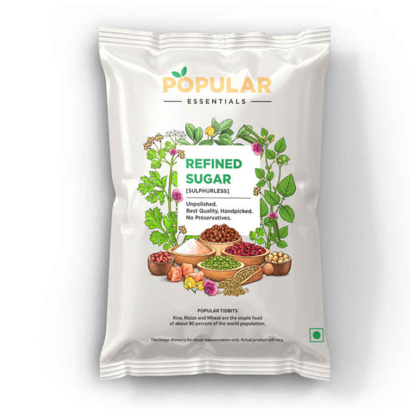 Popular Essentials Refined Sugar (Pouch)