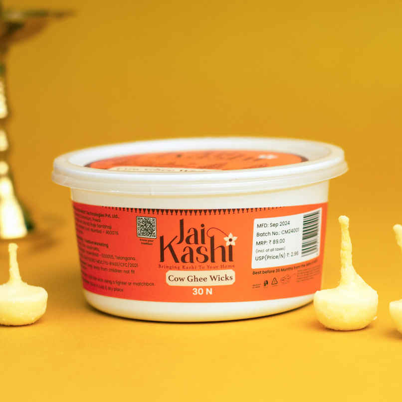 Jai Kashi Cow Ghee Wicks